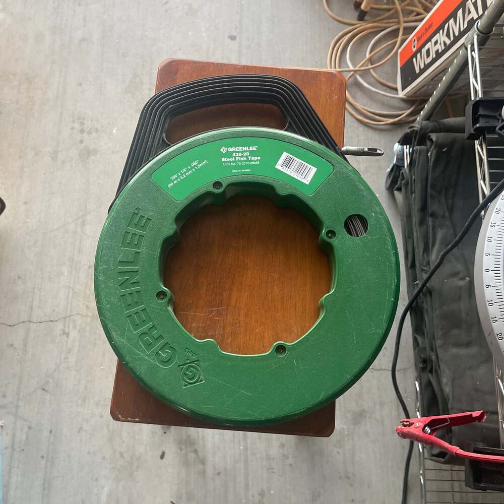 Greenlee 438-20 Steel Fish Tape 200' x 1/8" x .060"